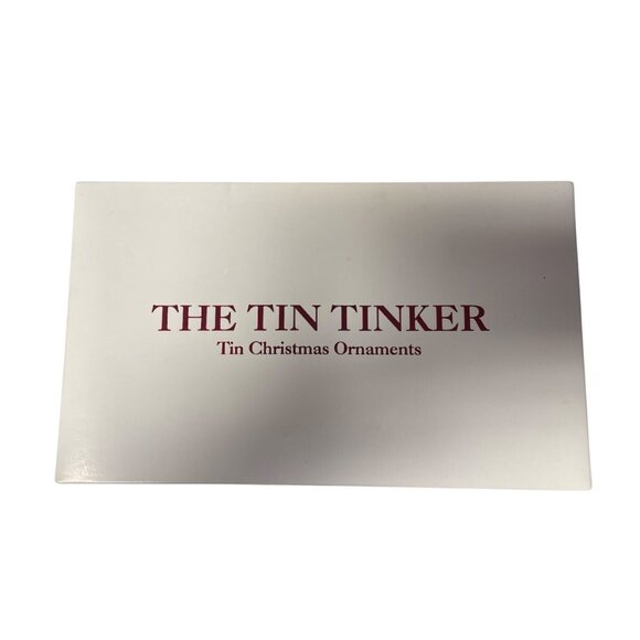 The Tin Tinker Handmade Tin Christmas Snowflake Ornaments Set Of 6 - Picture 3 of 3